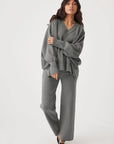 Vera Knit Sweater Dark Grey Marle
