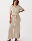 Quinn Skirt Taupe