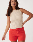 Billie Organic Cotton Tank Sand