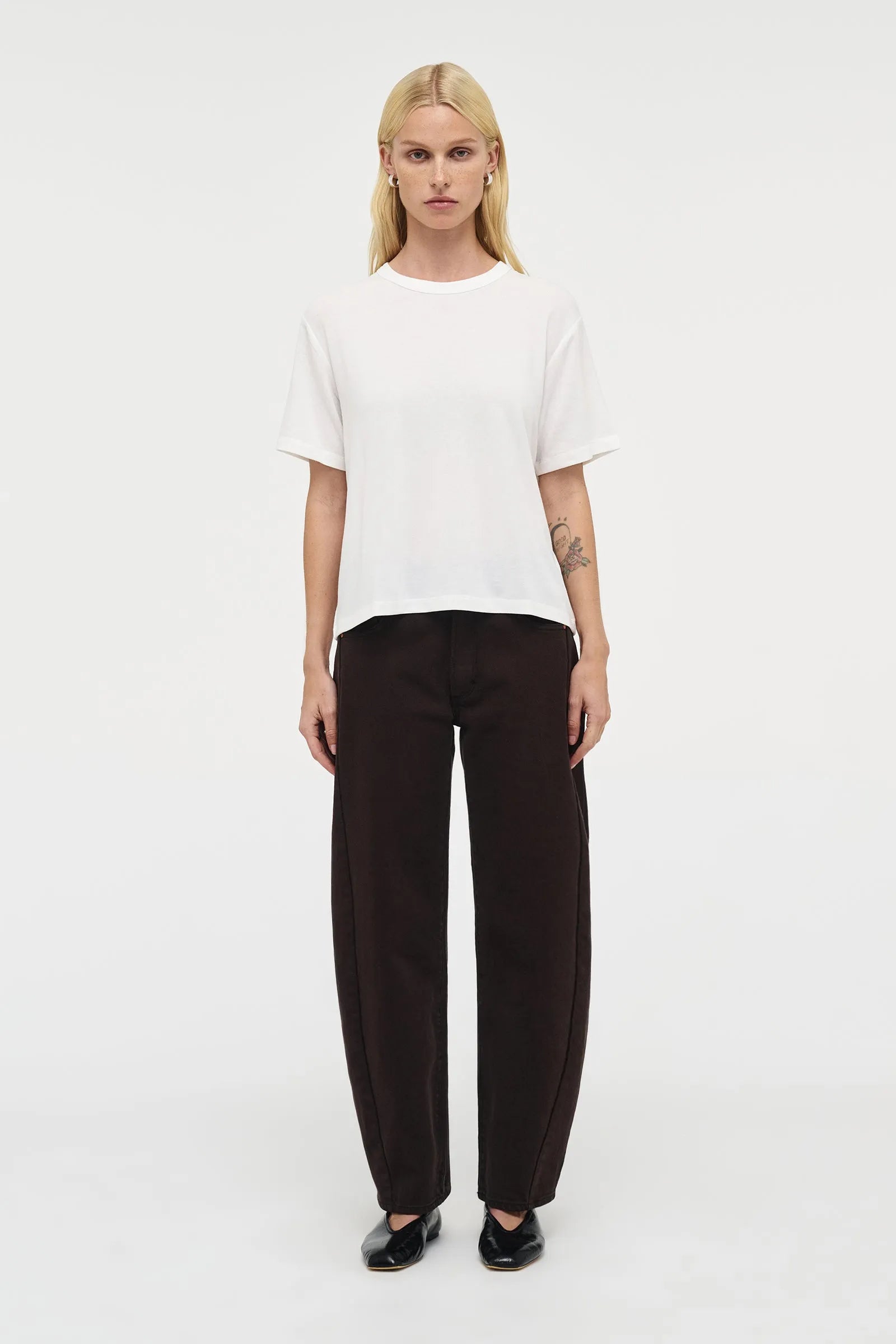 Lou Tissue Tee White