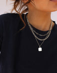 Tilt Engravable Necklace