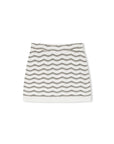 Onda Mini Skirt Cream Wave