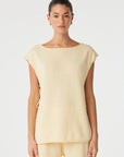 Poppy Tie Side Top Butter