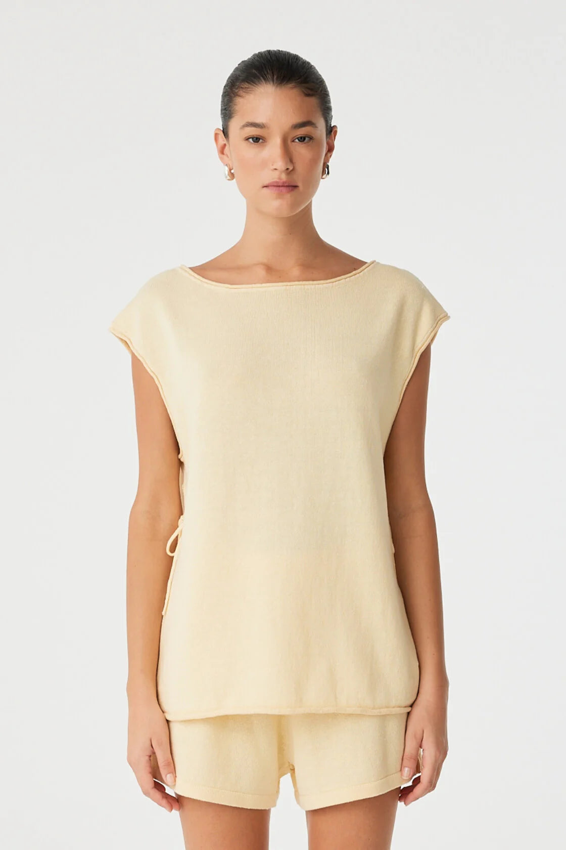 Poppy Tie Side Top Butter