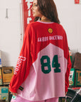 The Long Sleeve Mermaid Racing Tee Pink