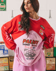 The Long Sleeve Mermaid Racing Tee Pink