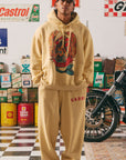 THE BRENDA ENERGY WIDE LEG SWEAT PANTS BUTTER