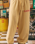 THE BRENDA ENERGY WIDE LEG SWEAT PANTS BUTTER
