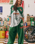 The Very Oversized Mermaid Racing Tee Green
