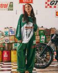 The Long Sleeve Mermaid Racing Tee Green