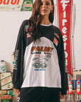 The Long Sleeve Mermaid Racing Tee Black