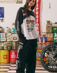 The Long Sleeve Mermaid Racing Tee Black