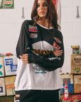 The Long Sleeve Mermaid Racing Tee Black