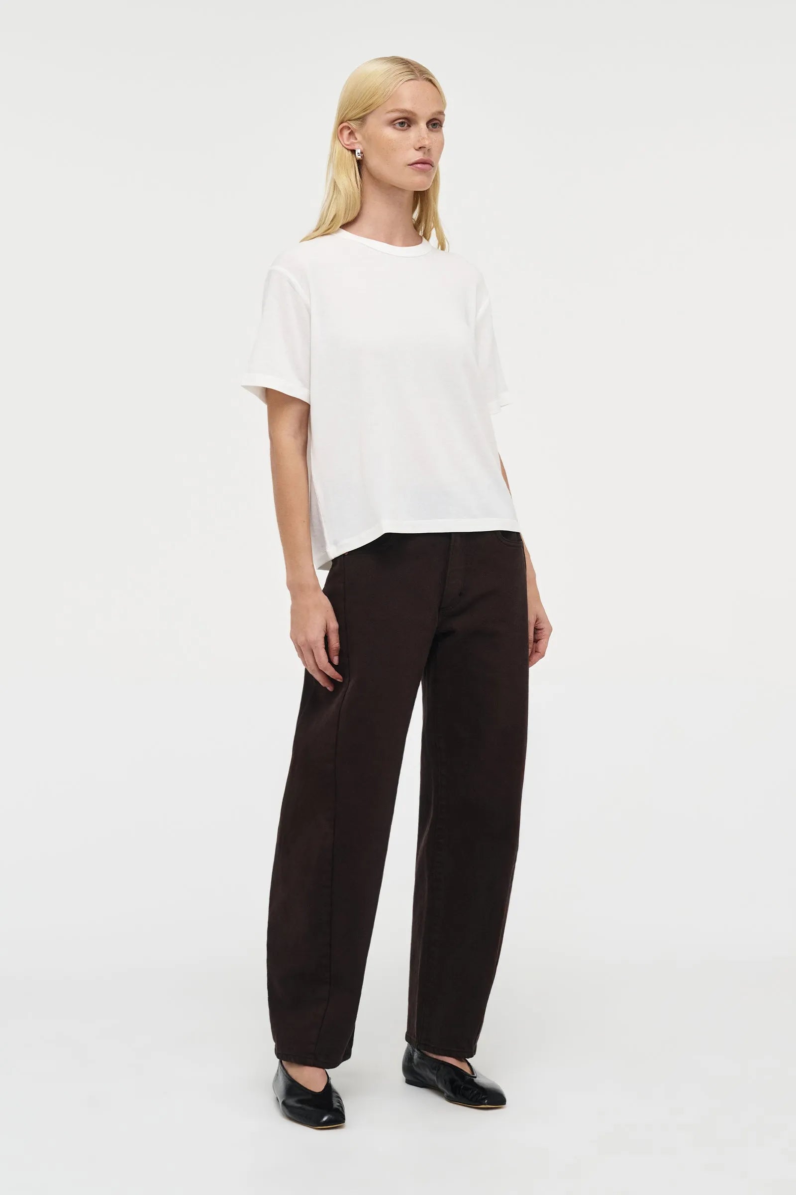 Lou Tissue Tee White