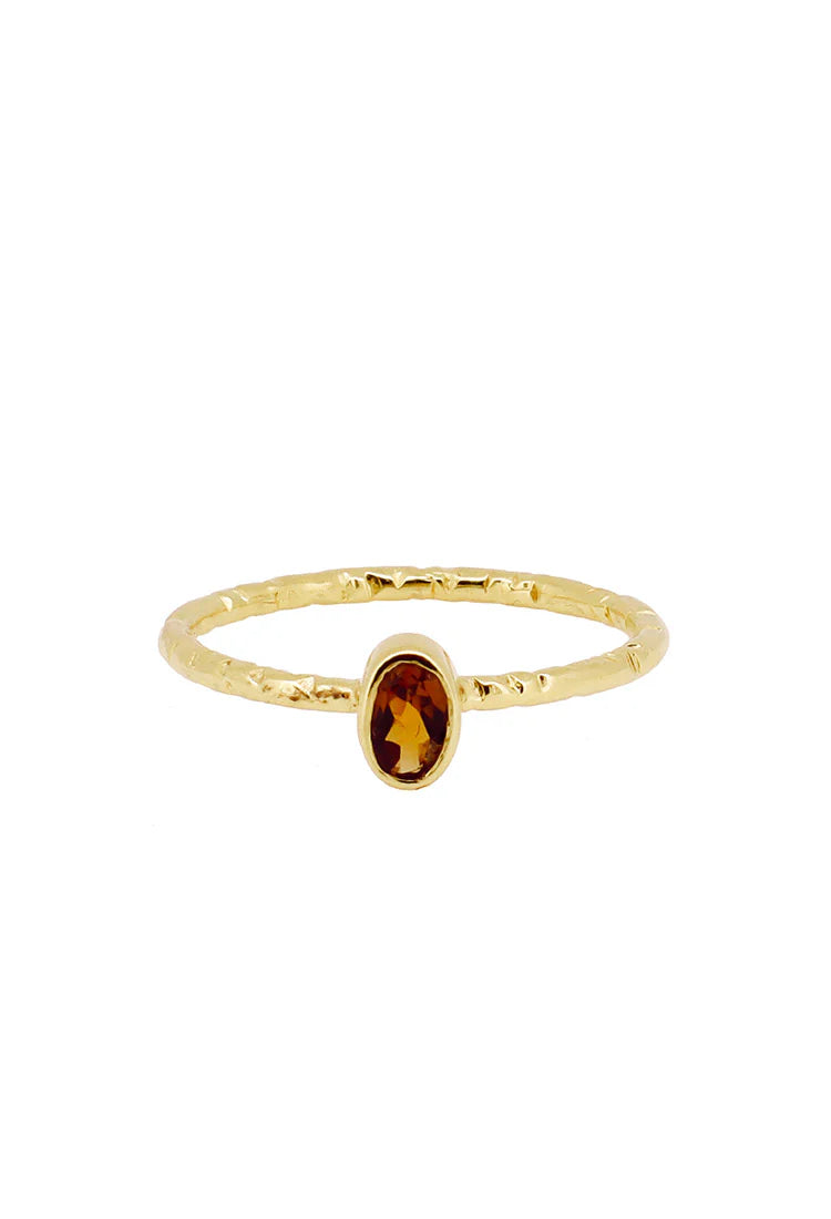 Arista Ring Olive Tourmaline
