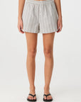 Ines Short Clay Stripe