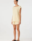 Poppy Tie Side Top Butter