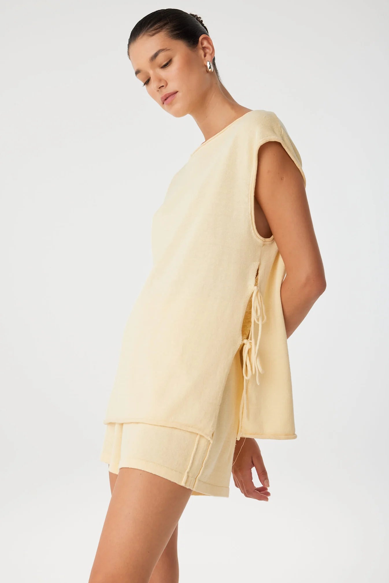 Poppy Tie Side Top Butter