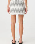 Onda Mini Skirt Cream Wave