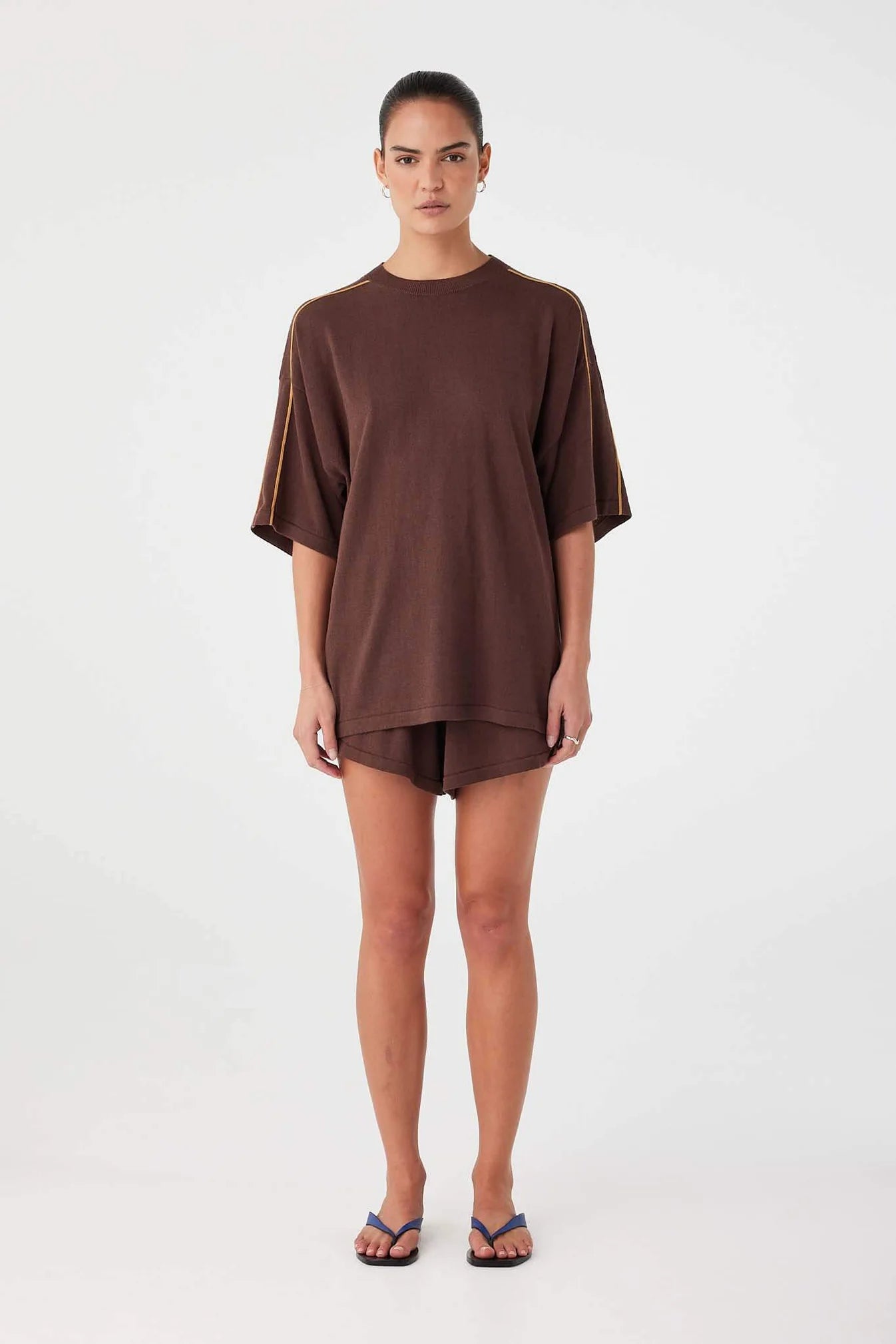 Pippa Oversized Tee Espresso