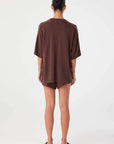 Pippa Oversized Tee Espresso