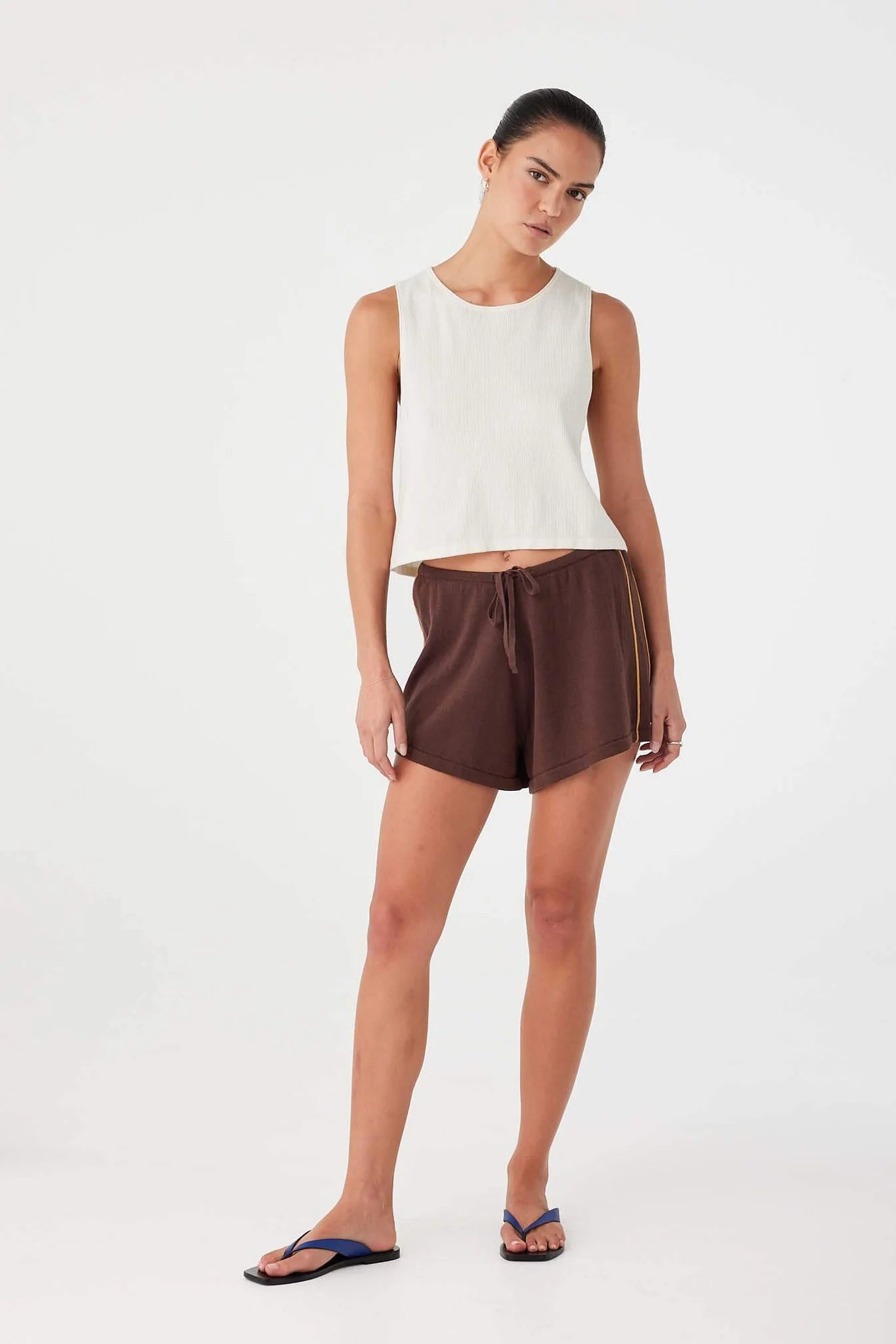 Pippa Drawstring Short Espresso