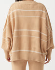 Vera Organic Knit Honey Stripe