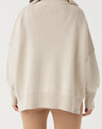 London Zip Sweater Sand