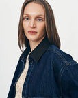 Clancy Oversized Jacket Indigo