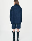 Clancy Oversized Jacket Indigo