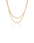 Deux Double Layer Necklace