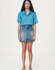 Georgia Denim Mini Skirt Classic Wash
