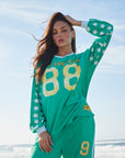 THE LONG SLEEVE YOU CUTE TEE GREEN