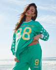 THE LONG SLEEVE YOU CUTE TEE GREEN