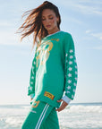 THE LONG SLEEVE YOU CUTE TEE GREEN
