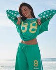 THE LONG SLEEVE YOU CUTE TEE GREEN