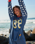 THE LONG SLEEVE YOU CUTE TEE BLUE