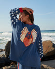 THE LONG SLEEVE YOU CUTE TEE BLUE