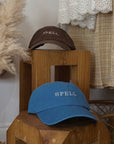 Spell Embroidered Cap Sea Blue