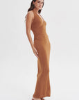 Justine Midi Dress Brown Sugar