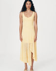 Lorna Lace Midi Dress Lemon