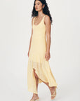 Lorna Lace Midi Dress Lemon