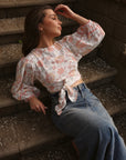 Meadow Reversible Tie Top Wildflower