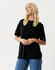 SLAY OVERSIZED HEMP TEE BLACK