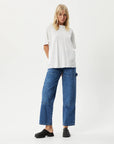 SLAY OVERSIZED HEMP TEE WHITE