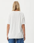 SLAY OVERSIZED HEMP TEE WHITE
