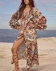 Volcano Goddess Gown Coconut