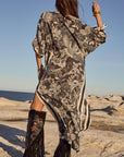 Volcano Goddess Kaftan Liquorice
