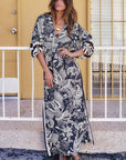 Volcano Goddess Kaftan Liquorice