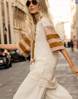 Homecoming Oversized Biker Tee Stone PRE-ORDER